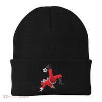Soccer Christmas Santa Bicycle Kick Xmas Boy Ball Sport Beanie thumb 0