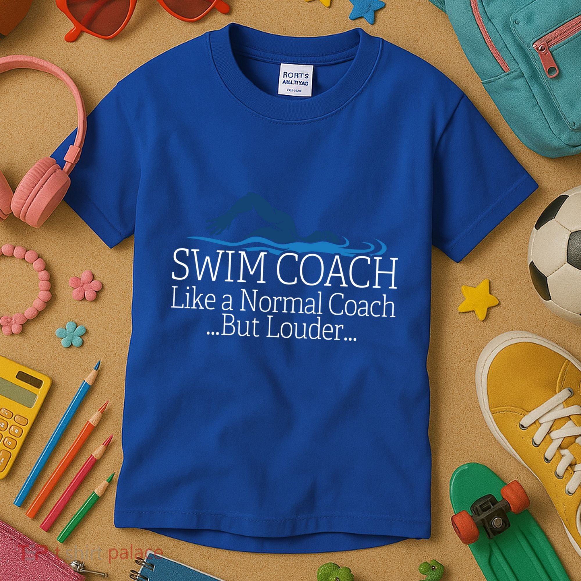 Swim Coach Swimming Teacher Gifcute Gift Cute Gift Kids T-Shirt