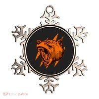 Sporty Chicago Skyline Roaring Bear Ornament thumb 0