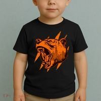 Sporty Chicago Skyline Roaring Bear Toddler T-Shirt thumb 2