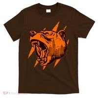 Sporty Chicago Skyline Roaring Bear T-Shirt thumb 0