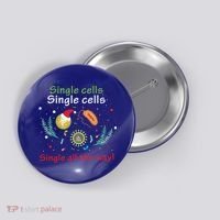 Single Cells Single Cells Science Biology Christmas Gift Button thumb 0