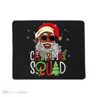 Santa Christmas Squad Black  African American Pajamas Mousepad thumb 0