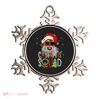 Santa Christmas Squad Black  African American Pajamas Ornament thumb 0
