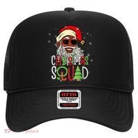 Santa Christmas Squad Black  African American Pajamas Hat thumb 0