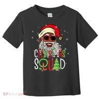 Santa Christmas Squad Black  African American Pajamas Toddler T-Shirt thumb 0