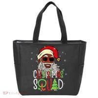 Santa Christmas Squad Black  African American Pajamas Tote Bag thumb 0