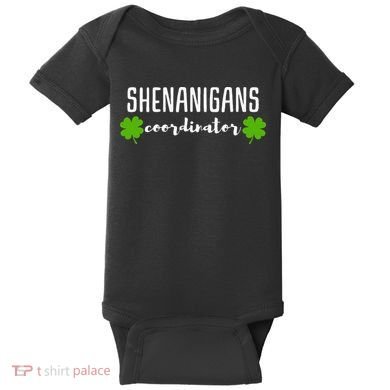 Shenanigans Coordinator Saint Irish Pats St. Patrick's Day Baby Bodysuit