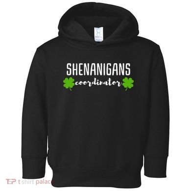 Shenanigans Coordinator Saint Irish Pats St. Patrick's Day Toddler Hoodie
