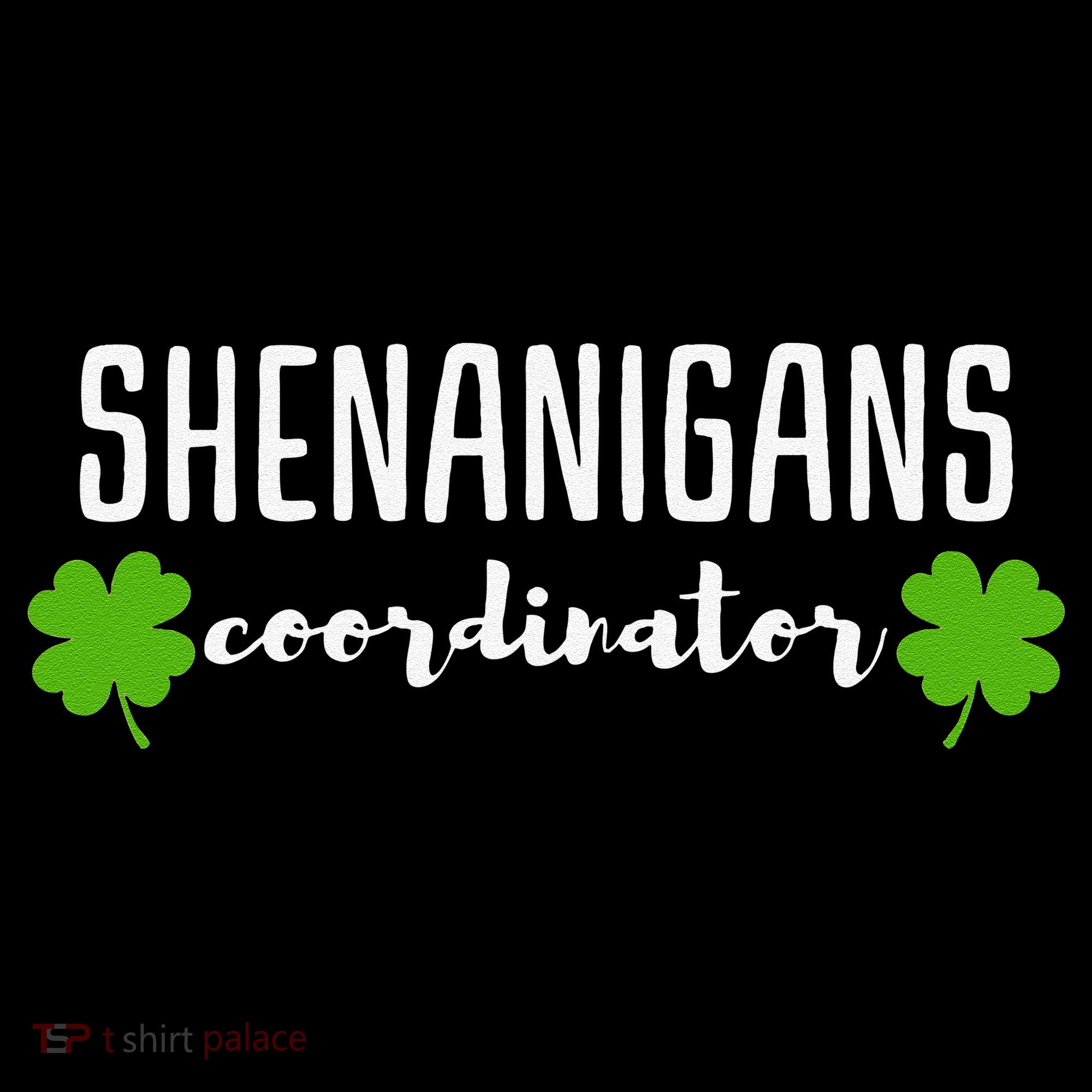 Shenanigans Coordinator Saint Irish Pats St. Patrick's Day Women's Long Sleeve Shirt