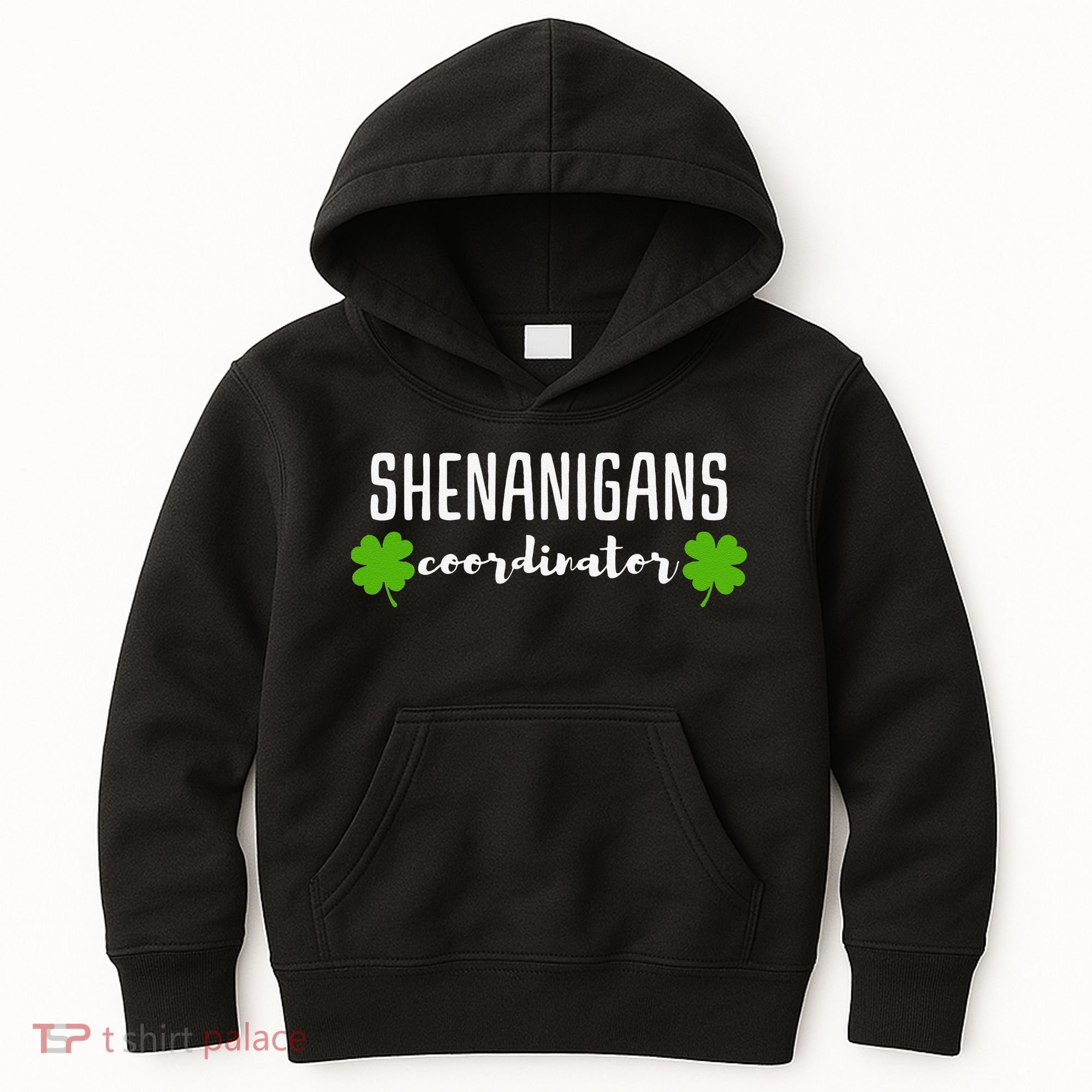 Shenanigans Coordinator Saint Irish Pats St. Patrick's Day Kids Hoodie