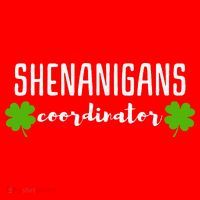 Shenanigans Coordinator Saint Irish Pats St. Patrick's Day Santa Hat thumb 1