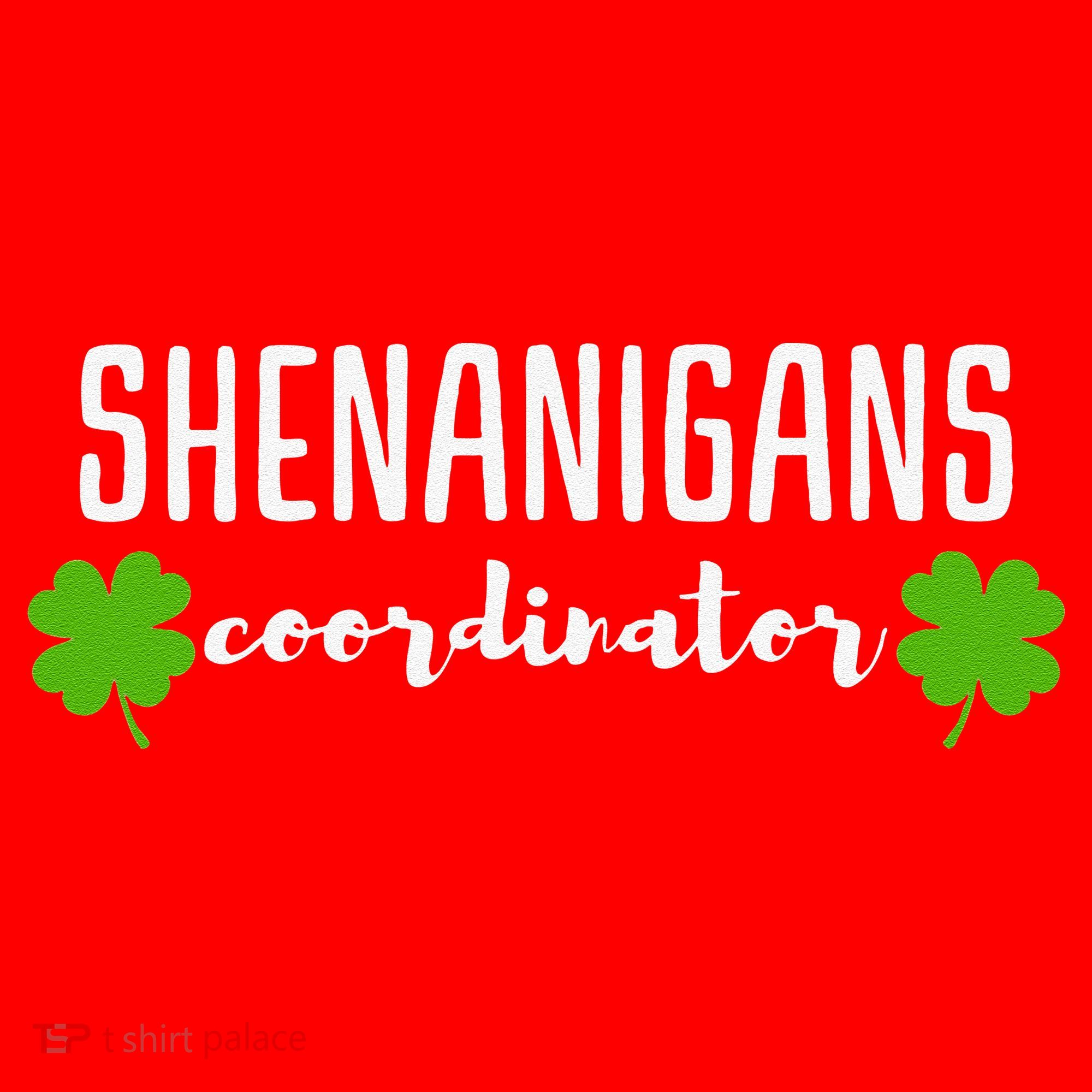 Shenanigans Coordinator Saint Irish Pats St. Patrick's Day Santa Hat