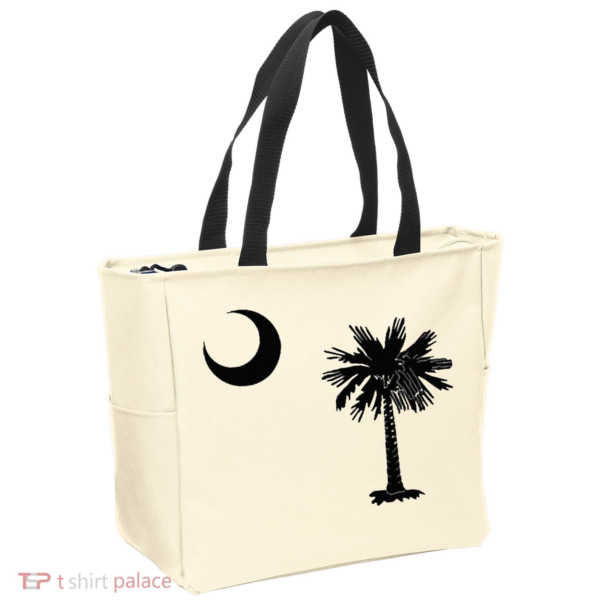 South Carolina State Flag Palmetto Moon SC Pride Tote Bag