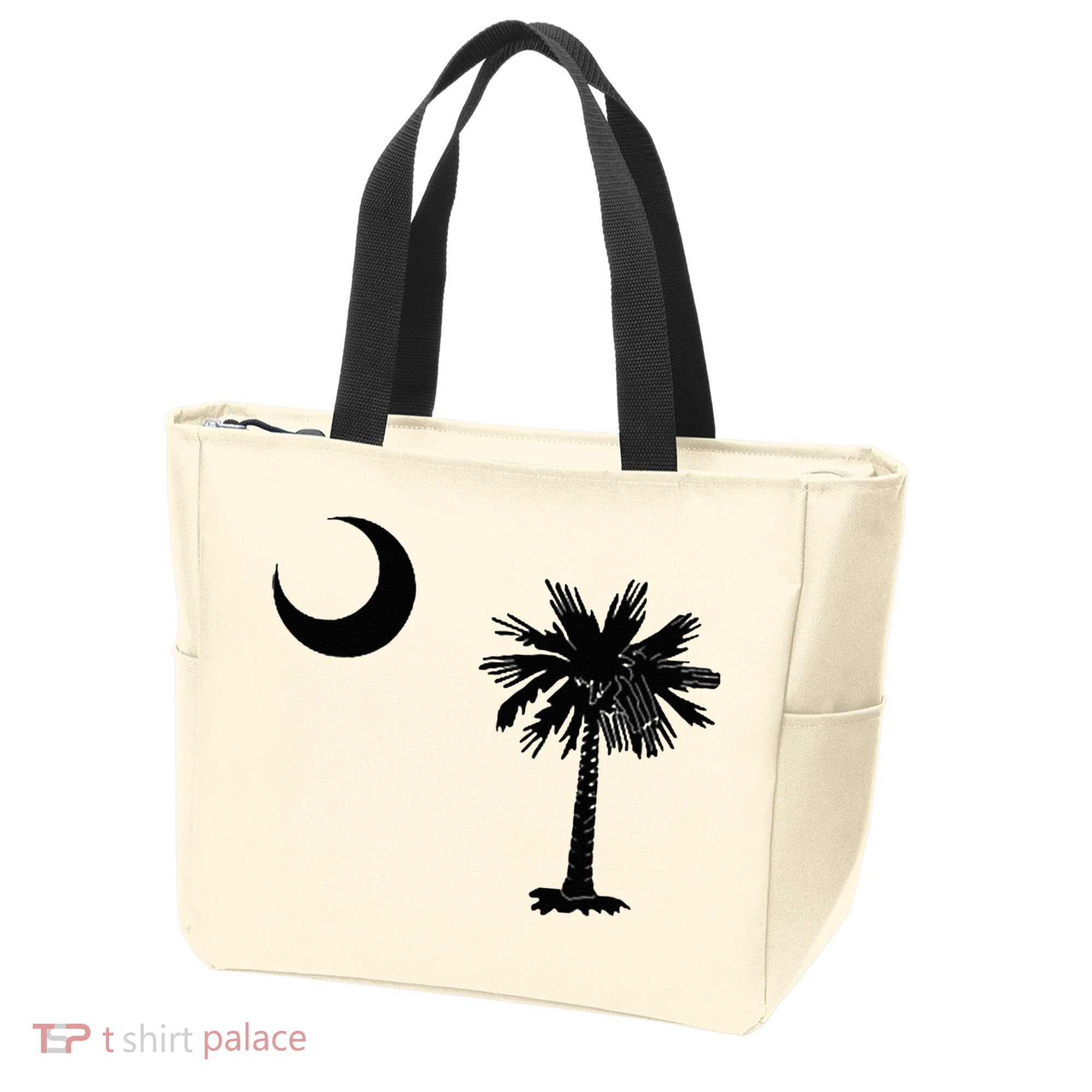 South Carolina State Flag Palmetto Moon SC Pride Tote Bag