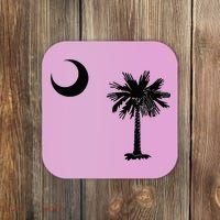 South Carolina State Flag Palmetto Moon SC Pride Coaster thumb 0