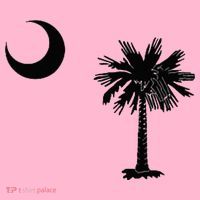 South Carolina State Flag Palmetto Moon SC Pride Coaster thumb 2