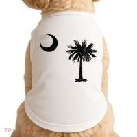 South Carolina State Flag Palmetto Moon SC Pride Doggie Tank thumb 0