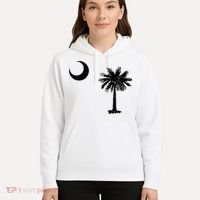 South Carolina State Flag Palmetto Moon SC Pride Hoodie thumb 5