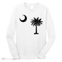South Carolina State Flag Palmetto Moon SC Pride Long Sleeve Shirt thumb 0