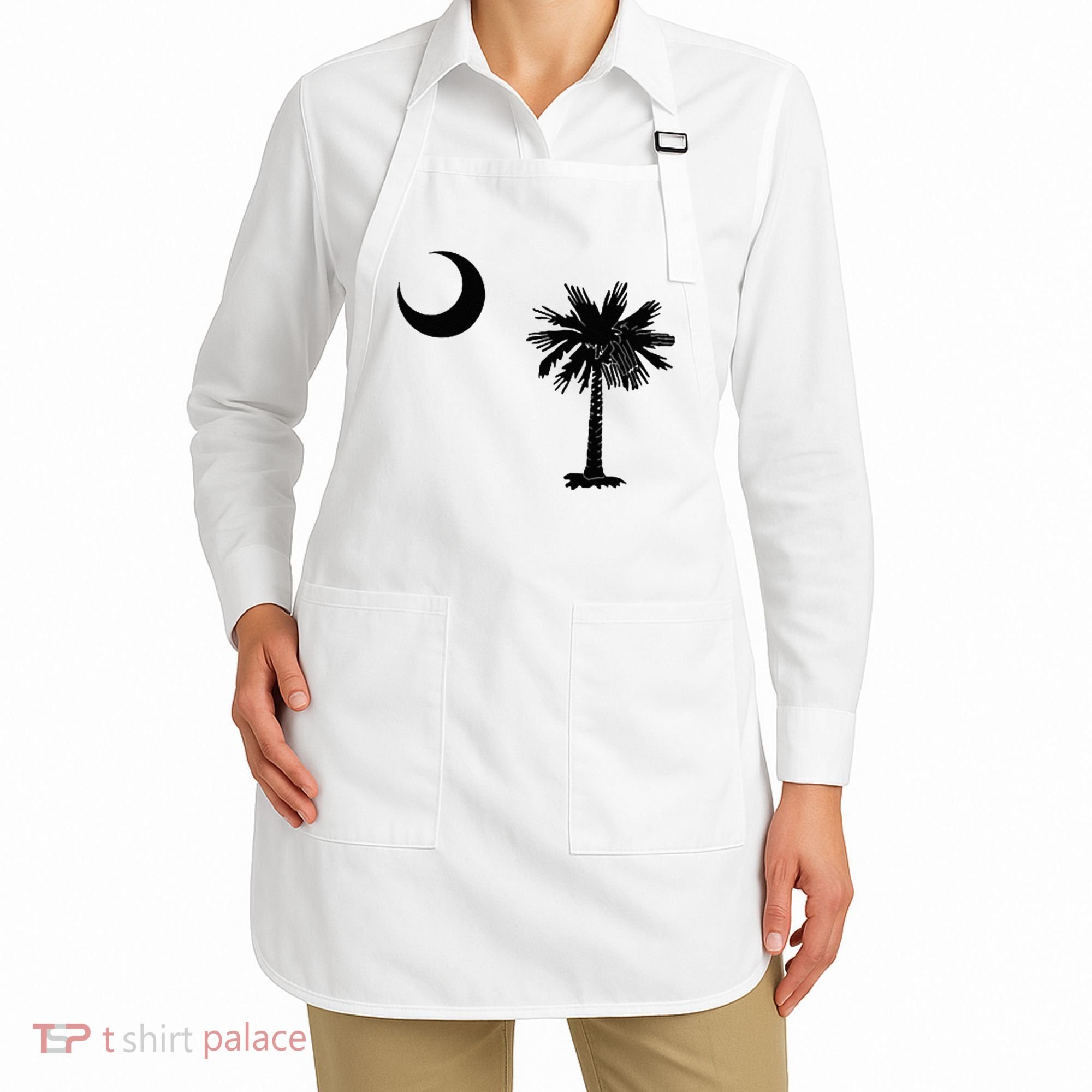 South Carolina State Flag Palmetto Moon SC Pride Apron