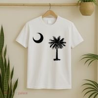 South Carolina State Flag Palmetto Moon SC Pride T-Shirt thumb 2