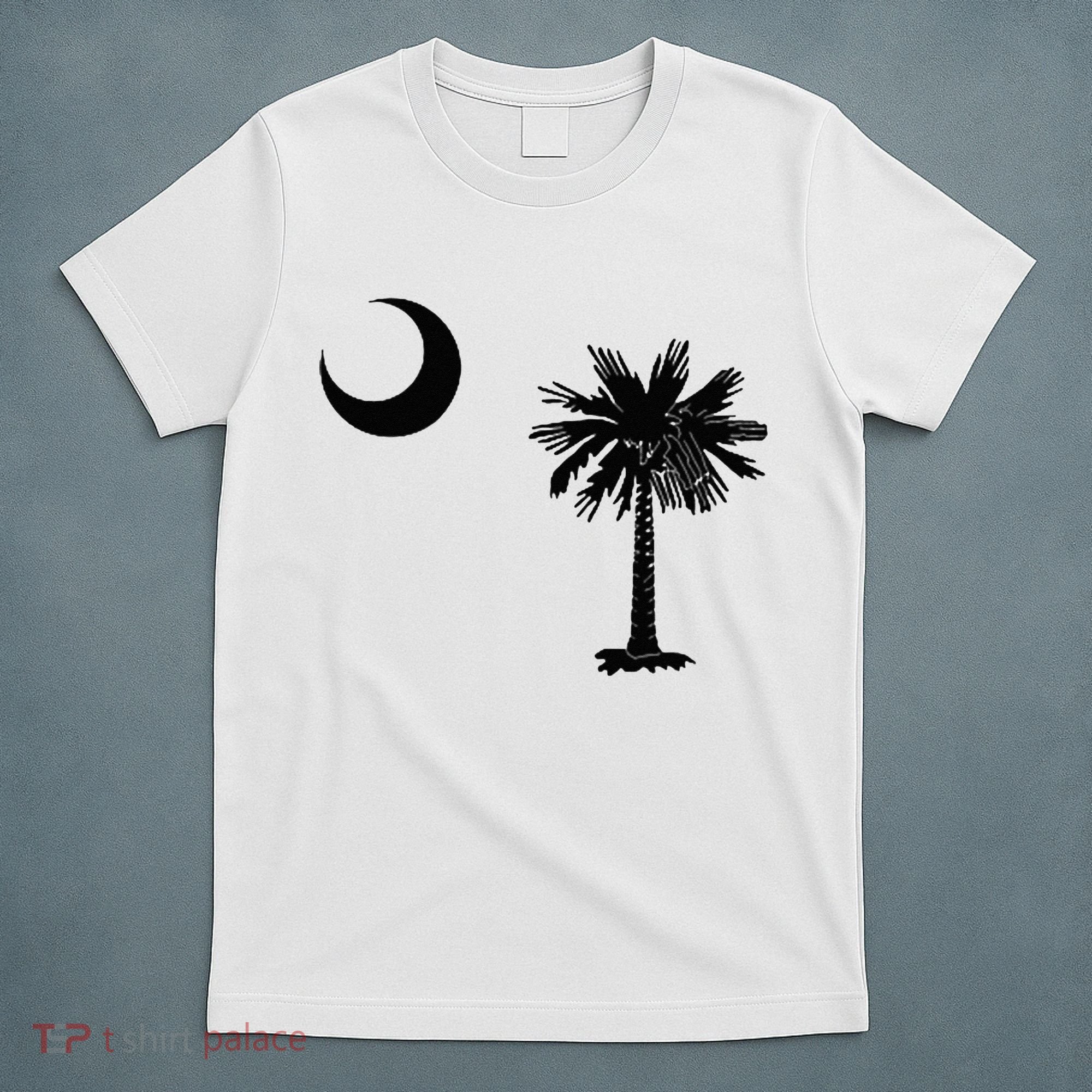 South Carolina State Flag Palmetto Moon SC Pride T-Shirt