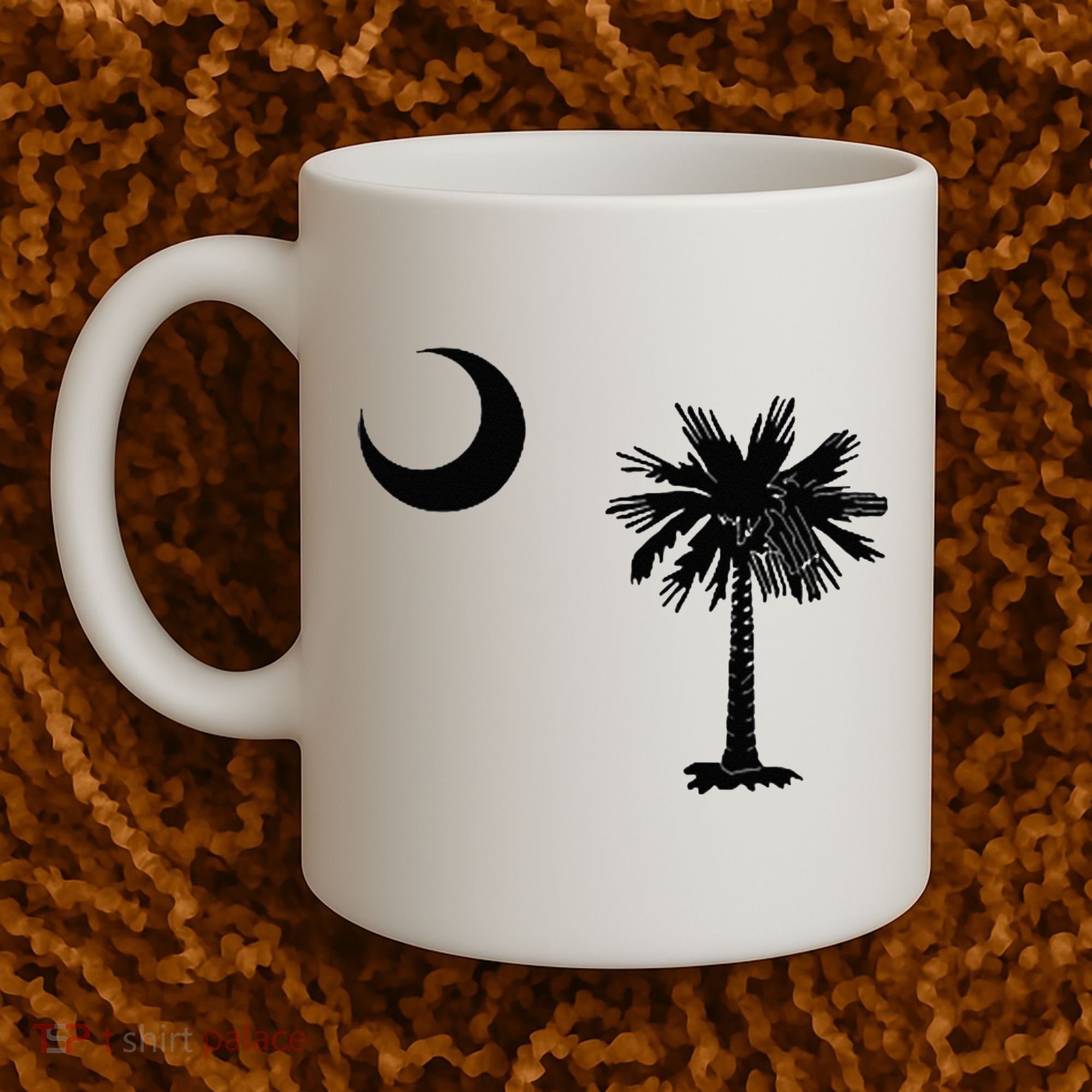 South Carolina State Flag Palmetto Moon SC Pride Coffee Mug