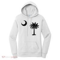 South Carolina State Flag Palmetto Moon SC Pride Women's Hoodie thumb 0