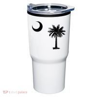 South Carolina State Flag Palmetto Moon SC Pride Tumbler thumb 0