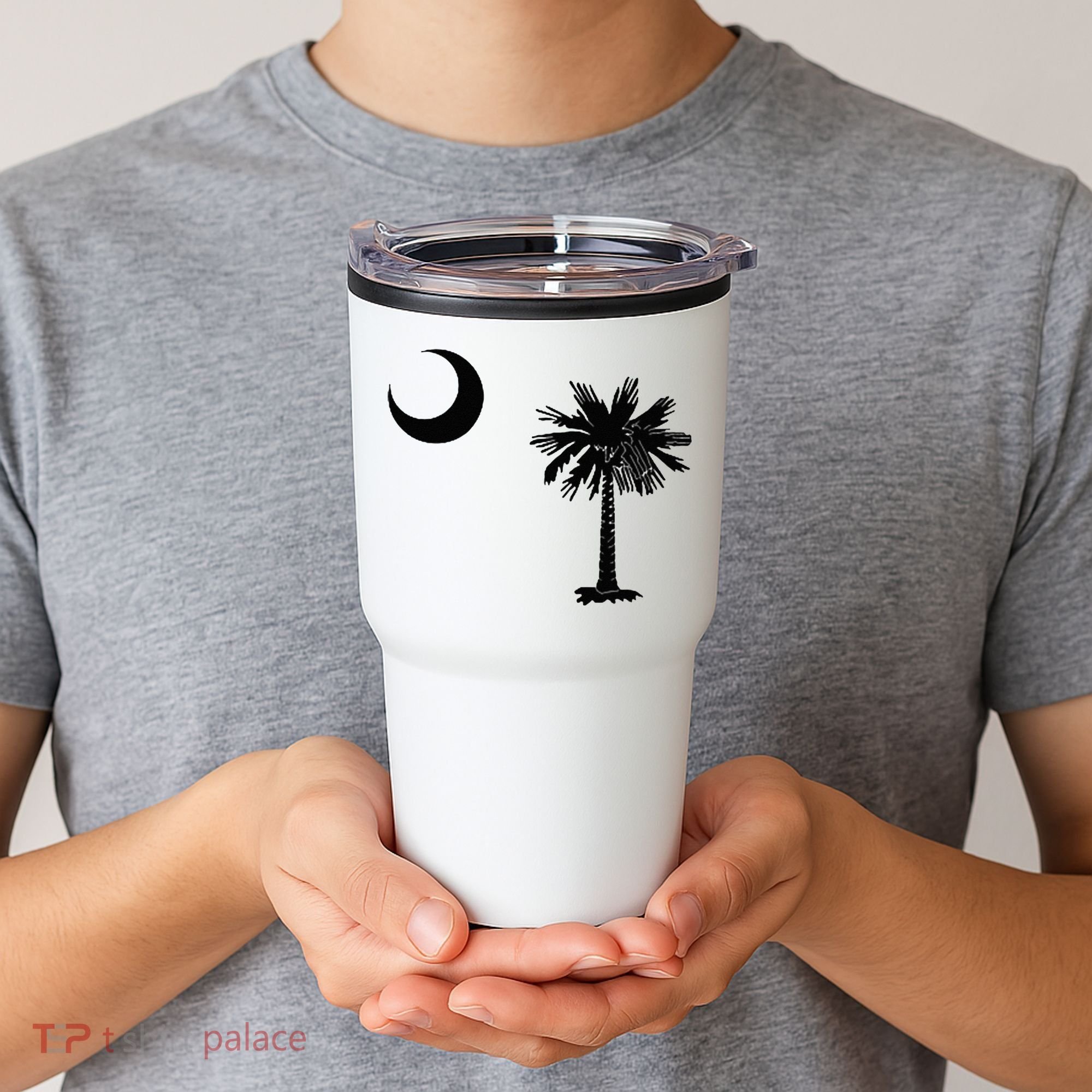 South Carolina State Flag Palmetto Moon SC Pride Tumbler