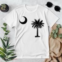 South Carolina State Flag Palmetto Moon SC Pride Premium T-Shirt thumb 2