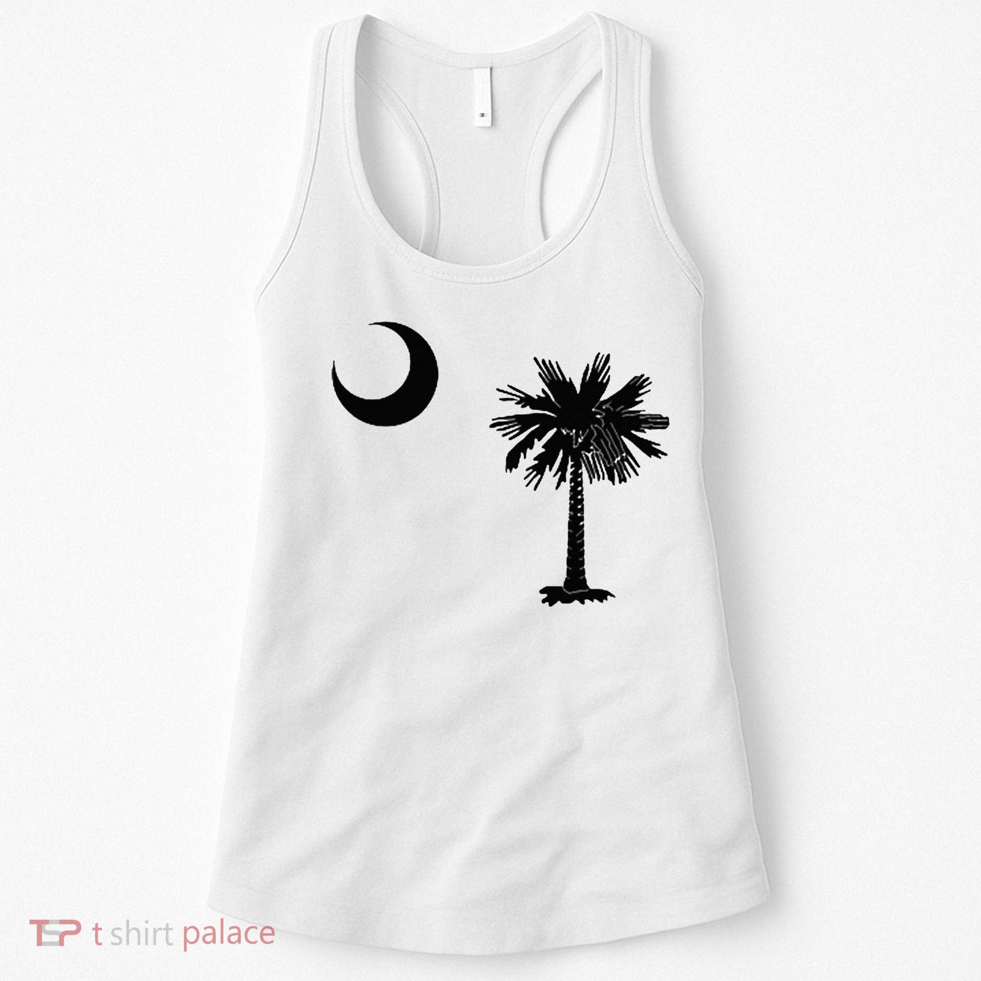 South Carolina State Flag Palmetto Moon SC Pride Women's Tank Top