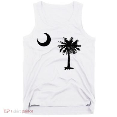 South Carolina State Flag Palmetto Moon SC Pride Tank Top