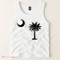 South Carolina State Flag Palmetto Moon SC Pride Tank Top thumb 2