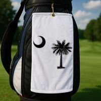 South Carolina State Flag Palmetto Moon SC Pride Golf Towel thumb 2