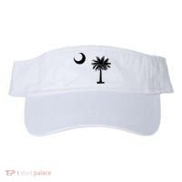 South Carolina State Flag Palmetto Moon SC Pride Visor thumb 0