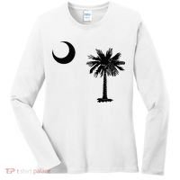 South Carolina State Flag Palmetto Moon SC Pride Women's Long Sleeve Shirt thumb 0