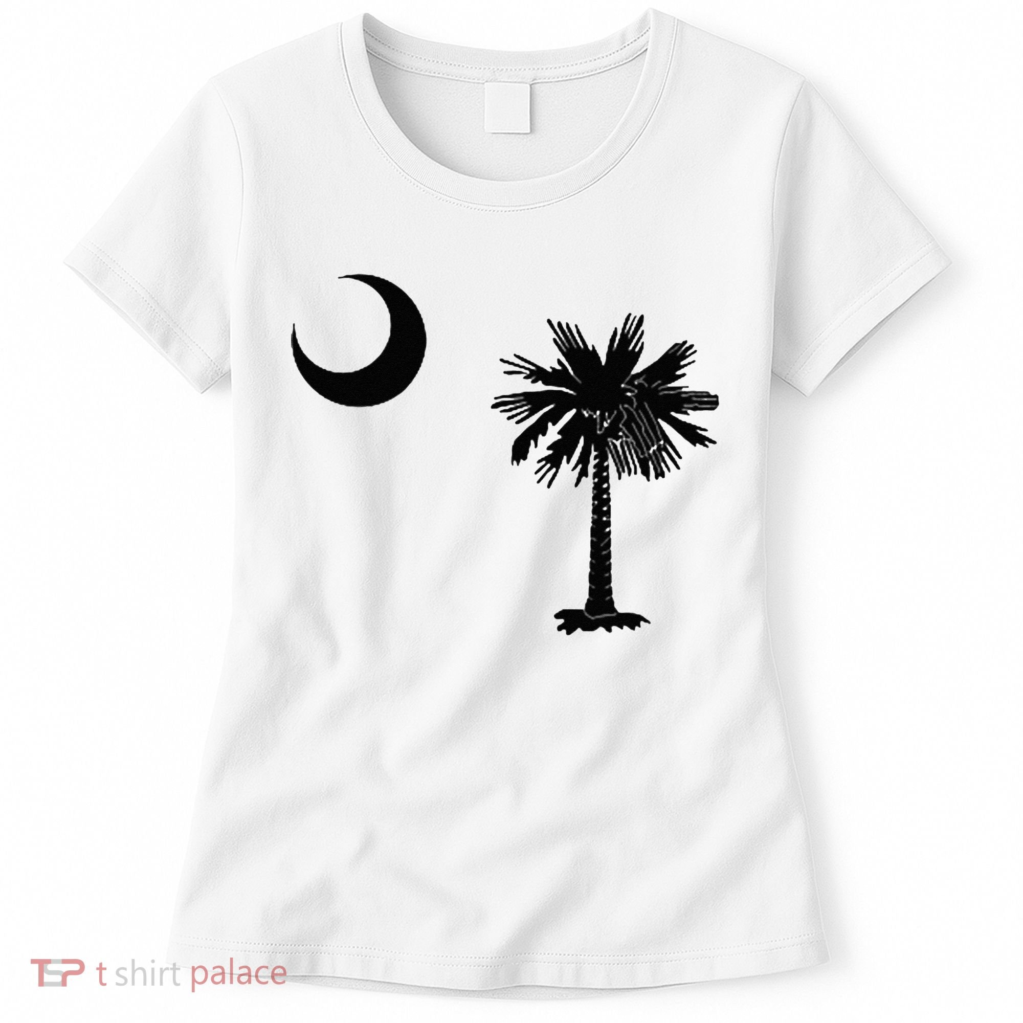 South Carolina State Flag Palmetto Moon SC Pride Women's T-Shirt