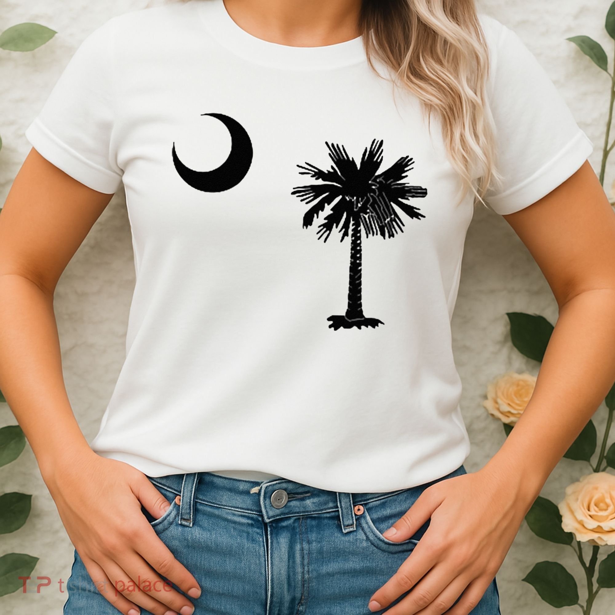 South Carolina State Flag Palmetto Moon SC Pride Women's T-Shirt