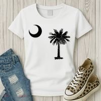 South Carolina State Flag Palmetto Moon SC Pride Women's T-Shirt thumb 3