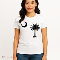 South Carolina State Flag Palmetto Moon SC Pride Women's T-Shirt thumb 4