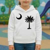 South Carolina State Flag Palmetto Moon SC Pride Kids Hoodie thumb 3