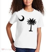 South Carolina State Flag Palmetto Moon SC Pride Kids T-Shirt thumb 2