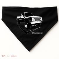 Squarebody Classic Square Body Truck Funny Gift USA-Made Doggie Bandana thumb 0