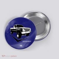 Squarebody Classic Square Body Truck Funny Gift Button thumb 0