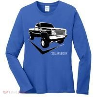 Squarebody Classic Square Body Truck Funny Gift Women's Long Sleeve Shirt thumb 0
