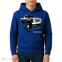 Squarebody Classic Square Body Truck Funny Gift Kids Hoodie thumb 4
