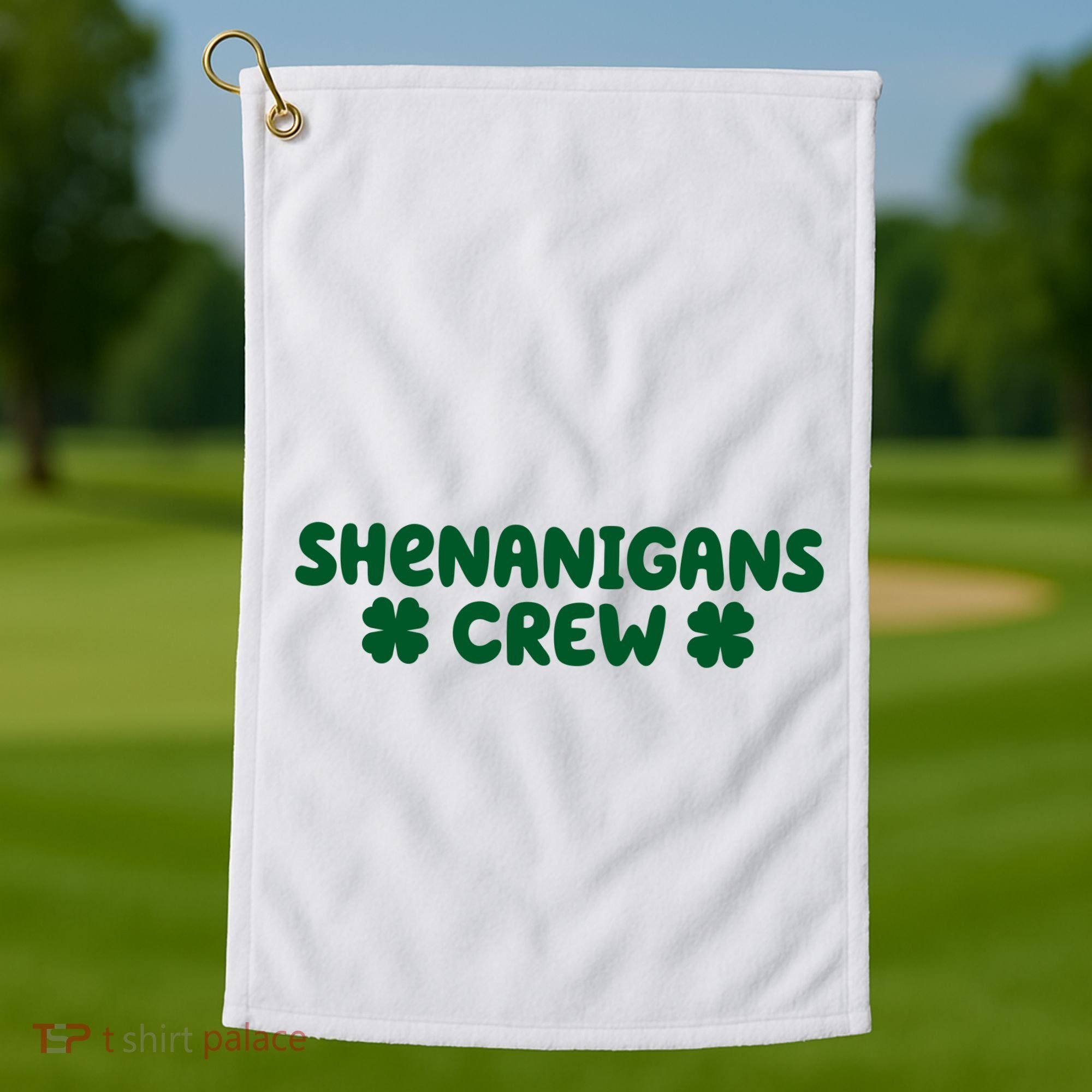 Shenanigans Crew St Patricks Day Golf Towel
