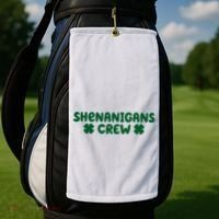 Shenanigans Crew St Patricks Day Golf Towel thumb 2